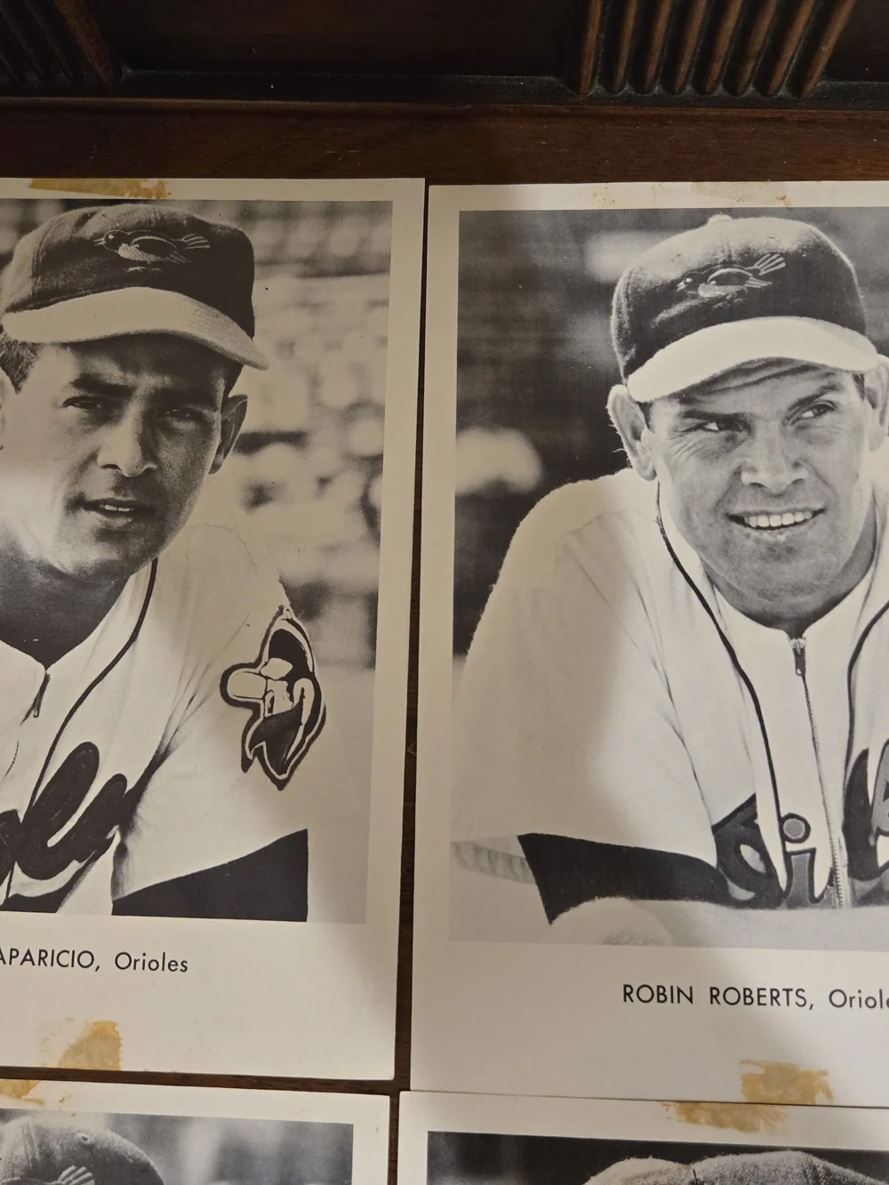 MLB Black and White Orioles Portrait Prints Set Early 60s Brooks Boog Aparicio